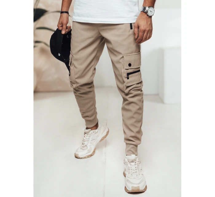 Pánské kalhoty cargo béžové Dstreet model 21982795 - FashionStreet