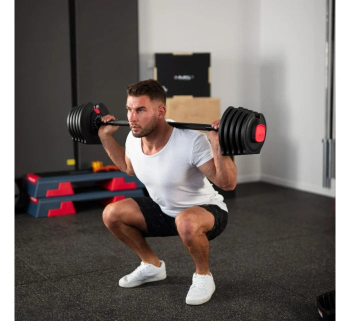 HMS SGR40 PRO SET 2v1 nastaviteľná sada činiek 43,5 kg HMS SGR40 PRO SET 2v1 nastaviteľná sada činiek 43,5 kg