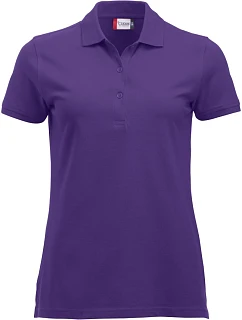 Classic Marion S/S Dámské piqué polo z těžké bavlny model 22457416 bright lilac - Clique