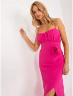 DHJ SK 18992 šaty.16X fuchsiová