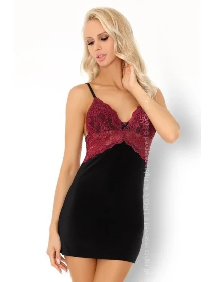 Dámská košilka model 17752003 chemise + tanga ZDARMA! - LivCo Corsetti