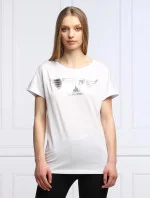 Dámske tričko s krátkym rukávom - 164340 2R255 000110 - biela - Emporio Armani