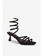 Sandále na podpätku model 227451 Krok vo veľkom štýle