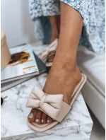 Dámské žabky beige Dstreet model 21964584 - FashionStreet