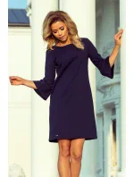 Tmavě modré šaty s krajkou model 6323925 - numoco Tmavě modré šaty s krajkou model 6323925 - numoco