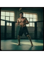 MMA šortky černé DBX model 21438647 - DBX Bushido