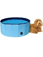 SKLADACÍ ZÁHRADNÝ BAZÉN PRE PSOV 80X30CM MODRÝ MAXXPRO