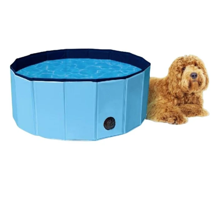 SKLADACÍ ZÁHRADNÝ BAZÉN PRE PSOV 80X30CM MODRÝ MAXXPRO