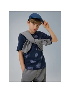 Chlapčenské tričko s potlačou 4F 4FJRSS26TTSHM3466-31A Detské tričko