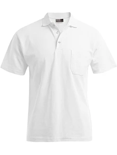 Promodoro 4100 Pánske polo s náprsným vreckom Heavy Piqué 40.4100 biele