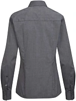 Seidensticker Blouse Regular LSL Popelínová blúzka s dlhými rukávmi 78.0604 antracitová Seidensticker Blouse Regular LSL Popelínová blúzka s dlhými rukávmi 78.0604 antracitová