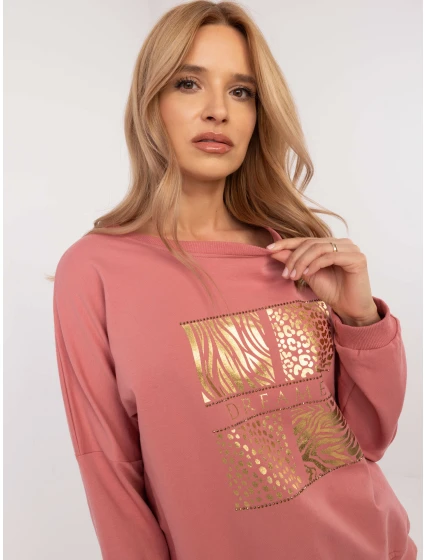 Bluzka CLM BZ model 21798058 ciemny różowy - FPrice Bluzka CLM BZ model 21798058 ciemny różowy - FPrice