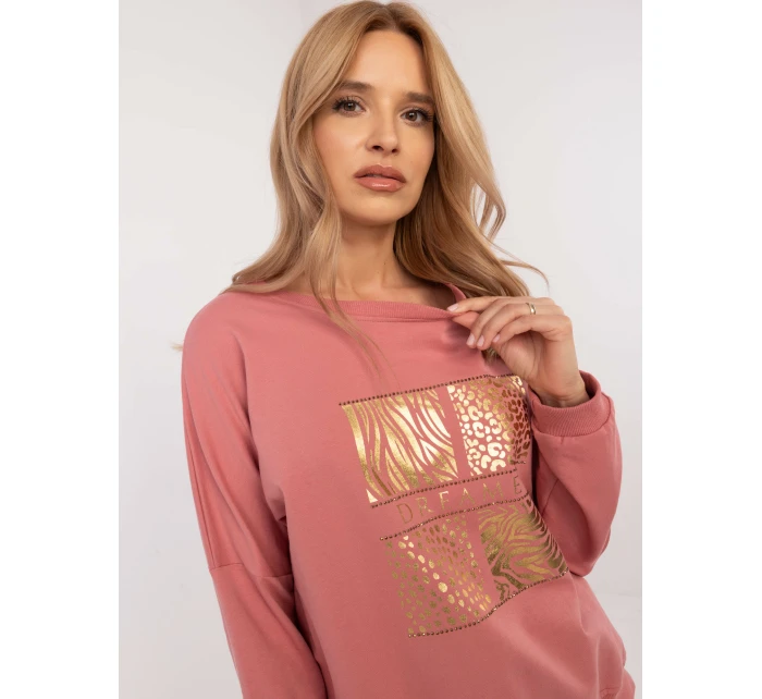 Bluzka CLM BZ model 21798058 ciemny różowy - FPrice Bluzka CLM BZ model 21798058 ciemny różowy - FPrice