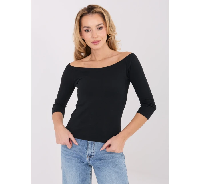 Bluzka WT BZ model 21875454 czarny - FPrice Bluzka WT BZ model 21875454 czarny - FPrice