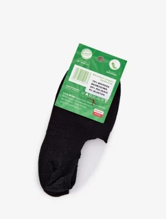 Dámske bambusové ponožky z mikropletiva - čierne