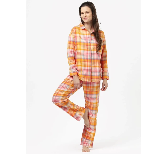 Dámské pyžamo LNS model 21915152 B24 oranžové - Key
