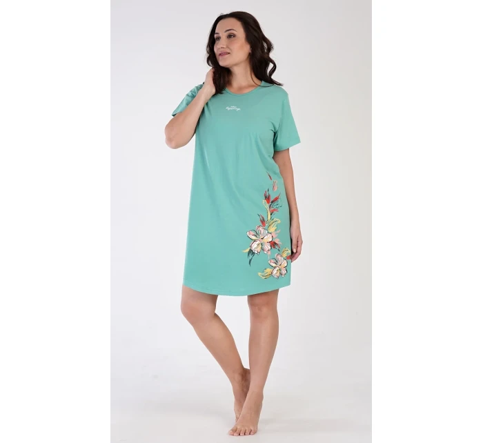 Dámska nočná košeľa s krátkym rukávom Alena