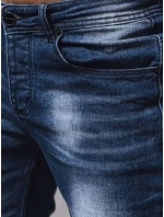 Pánske tmavomodré džínsové nohavice FashionStreet UX4227