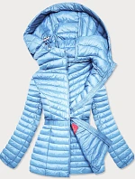 Svetlomodrá vypasovaná dámska bunda (GT-212)