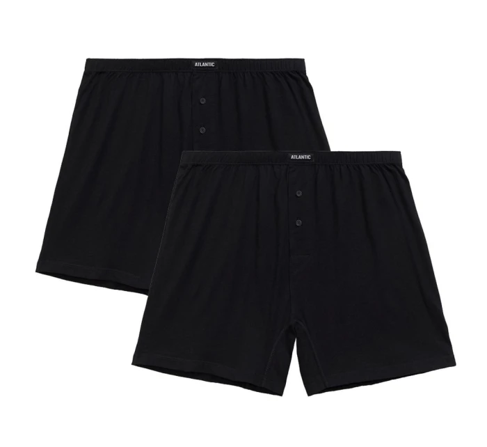 Pánské trenýrky 2 pack 003 black - Atlantic