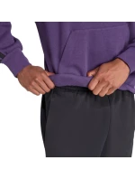 Pánská mikina Essentials 3Stripes Fleece fialová model 21342886 pánská - ADIDAS