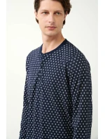 Klasické pánské pyžamo s potiskem model 20517223 - Vamp