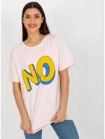 Tričko EM TS 527 2.60P svetlo ružové