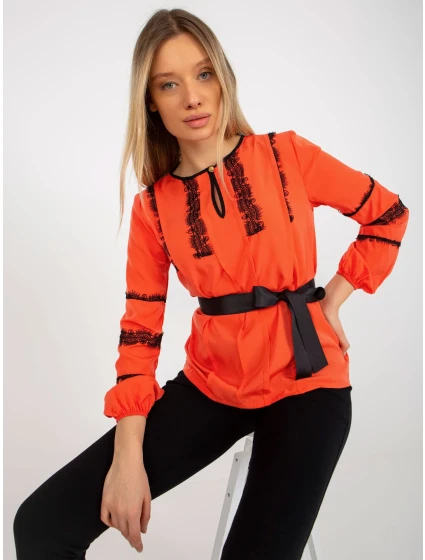 Dámska blúzka LK BZ 506122.35x oranžová - FPrice