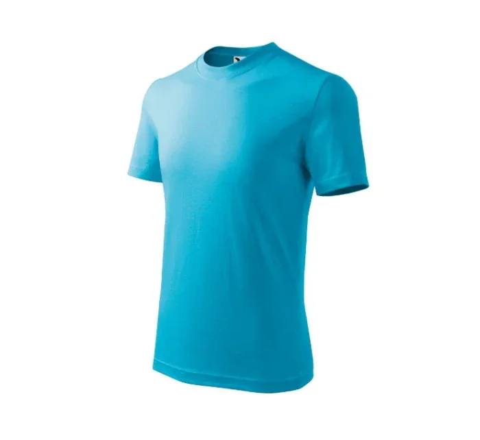 Základné tričko pre deti tyrkysové