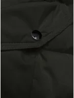 Péřová dámská zimní bunda v army barvě model 21245983 - LHD Péřová dámská zimní bunda v army barvě model 21245983 - LHD