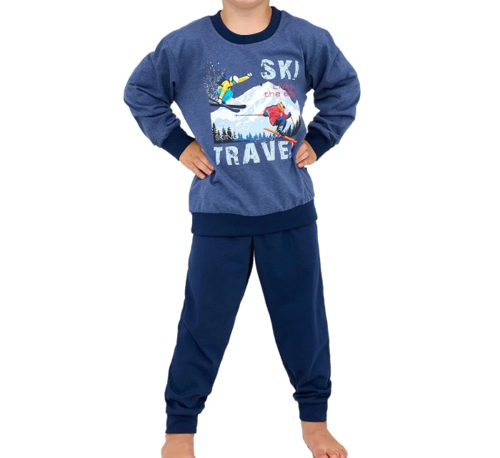 Chlapčenské pyžamo 477/158 Ski - CORNETTE Chlapčenské pyžamo 477/158 Ski - CORNETTE