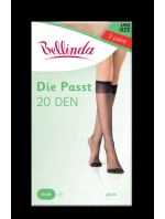 Dámske matné silonkové podkolienky DIE PASST KNEE-highs 20 DEN - Bellinda - amber