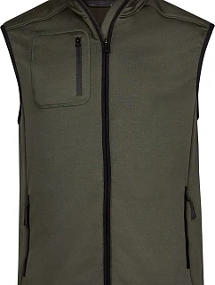 Tee Jays TJ 9104 Elastická fleecová vesta 18.9104 tmavozelená