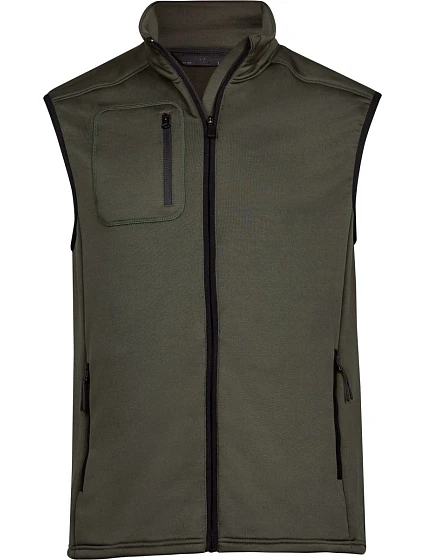 Tee Jays TJ 9104 Elastická fleecová vesta 18.9104 tmavozelená Tee Jays TJ 9104 Elastická fleecová vesta 18.9104 tmavozelená