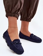 Dámské Mokasíny Ploché Tmavě Modré Olisa