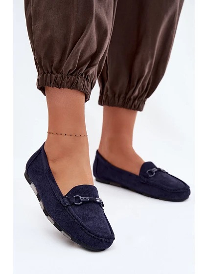 Dámske ploché mokasíny Dark Blue Olisa Dámske ploché mokasíny Dark Blue Olisa