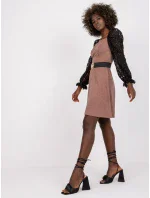 Šaty LK SK model 17356234 tmavě růžová - FPrice Šaty LK SK model 17356234 tmavě růžová - FPrice