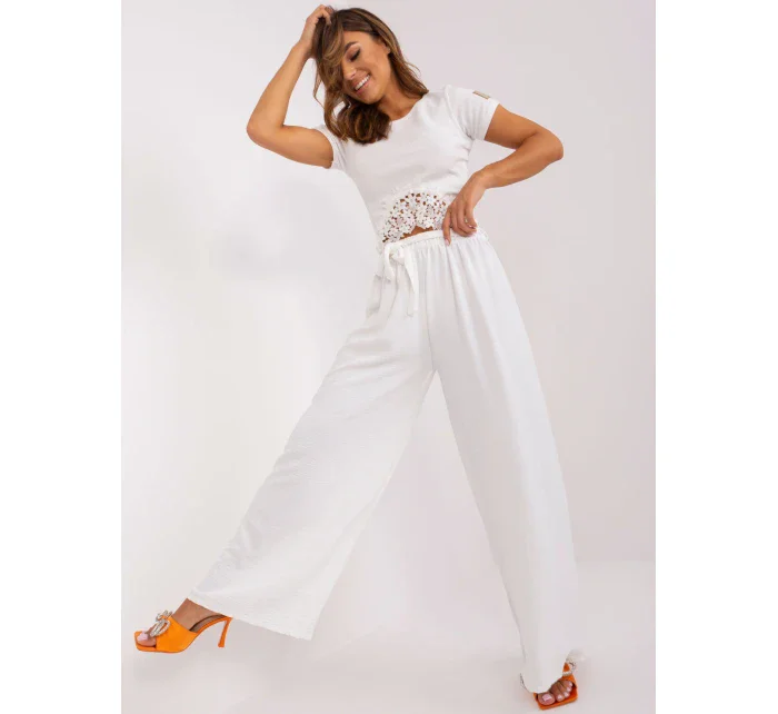 Spodnie TW SP BI model 18725252 ecru - FPrice