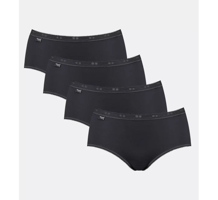 sloggi Basic+ Midi 4P - BLACK - SLOGGI BLACK - SLOGGI sloggi Basic+ Midi 4P - BLACK - SLOGGI BLACK - SLOGGI