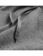 Tmavě šedá dlouhá tepláková mikina model 17793364 - J.STYLE Tmavě šedá dlouhá tepláková mikina model 17793364 - J.STYLE