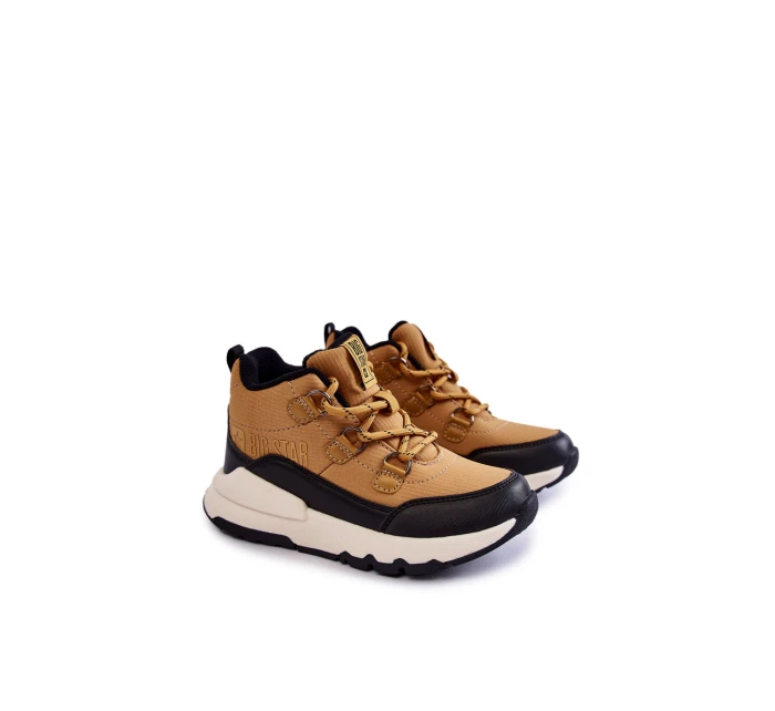 Dětské boty Memory Foam Big Star model 21601095 velbloud - Big Star Shoes Dětské boty Memory Foam Big Star model 21601095 velbloud - Big Star Shoes