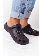 Dámské Nazouváky Černé Pěnové Crocsy EVA Dámské Nazouváky Černé Pěnové Crocsy EVA