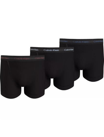 Pánske boxerky TRUNK 3PK 0000U2662G H5G čierne - Calvin Klein