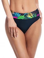 Spodný diel plaviek Sumba K1101 čierno-zelený - Fantasy