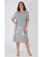 Dámská noční košile s krátkým rukávem model 18596631 - Vienetta Dámská noční košile s krátkým rukávem model 18596631 - Vienetta