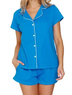 Dámske pyžamo 4122 svetlomodré - Doctornap