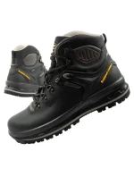 model 21479888 Nero pánské trekové boty kožené nepromokavé kotníkové boty - Grisport
