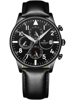 Pánske hodinky Giewont Chronograph Sapphire Black GW5630-A1