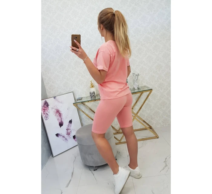 Komplet top+legginsy morelowa