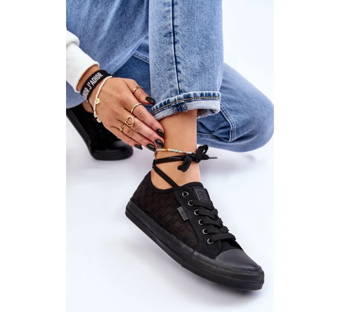 Klasyczne Niskie Trampki Big Star LL274072 Czarne